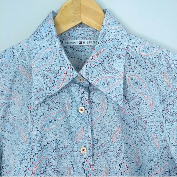 Tommy Hilfiger Paisley Button Down Shirt - Picture 3 of 6